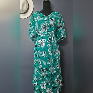 NWT Adreinne Vittadini Gauze Shirt Dress Size XL